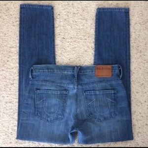 True religion jeans selvedge Sz 26 W 30x29 Audrey